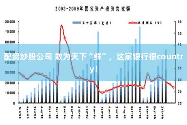 配资炒股公司 敢为天下“鲜”，这家银行很country！